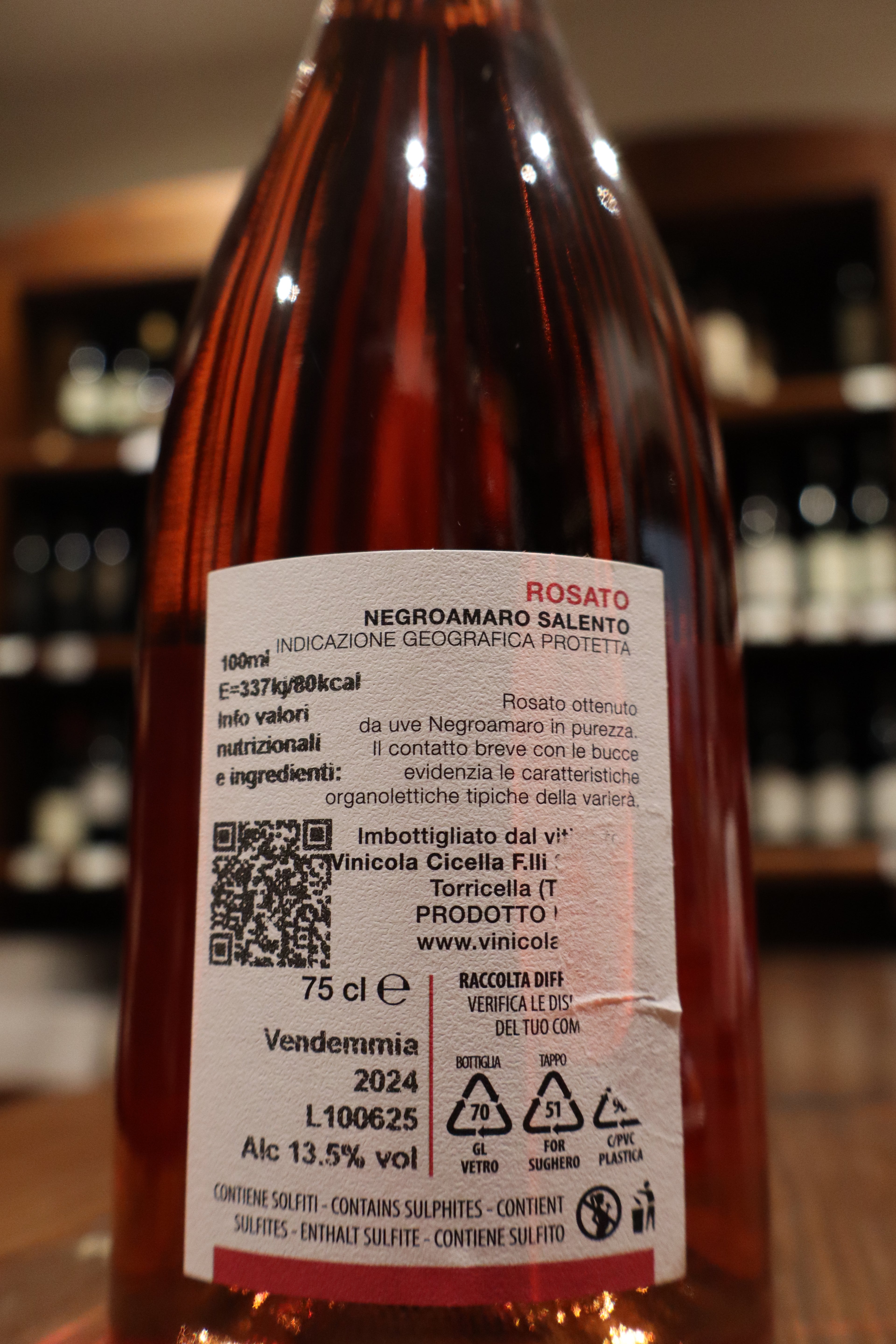 Rosato Cicella di Negroamaro