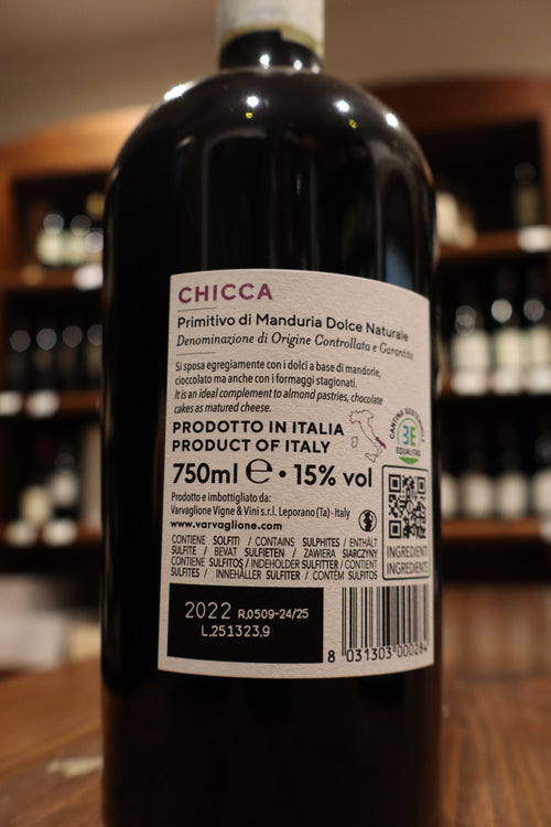 Chicca Primitivo di Manduria Dolce