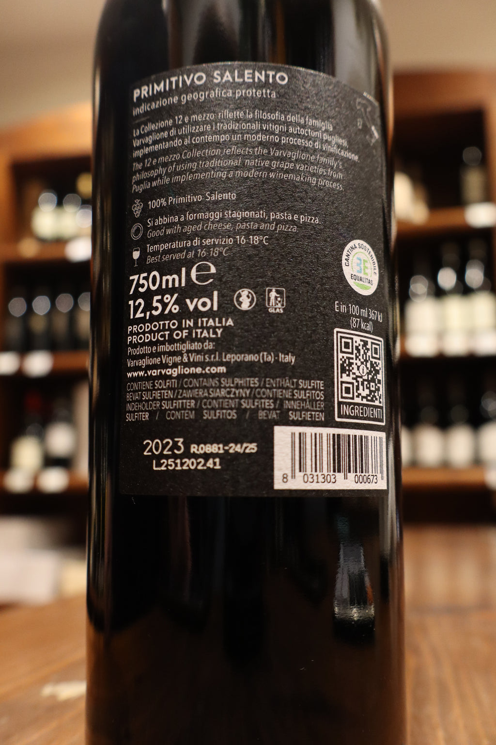 12 e mezzo Primitivo Salento