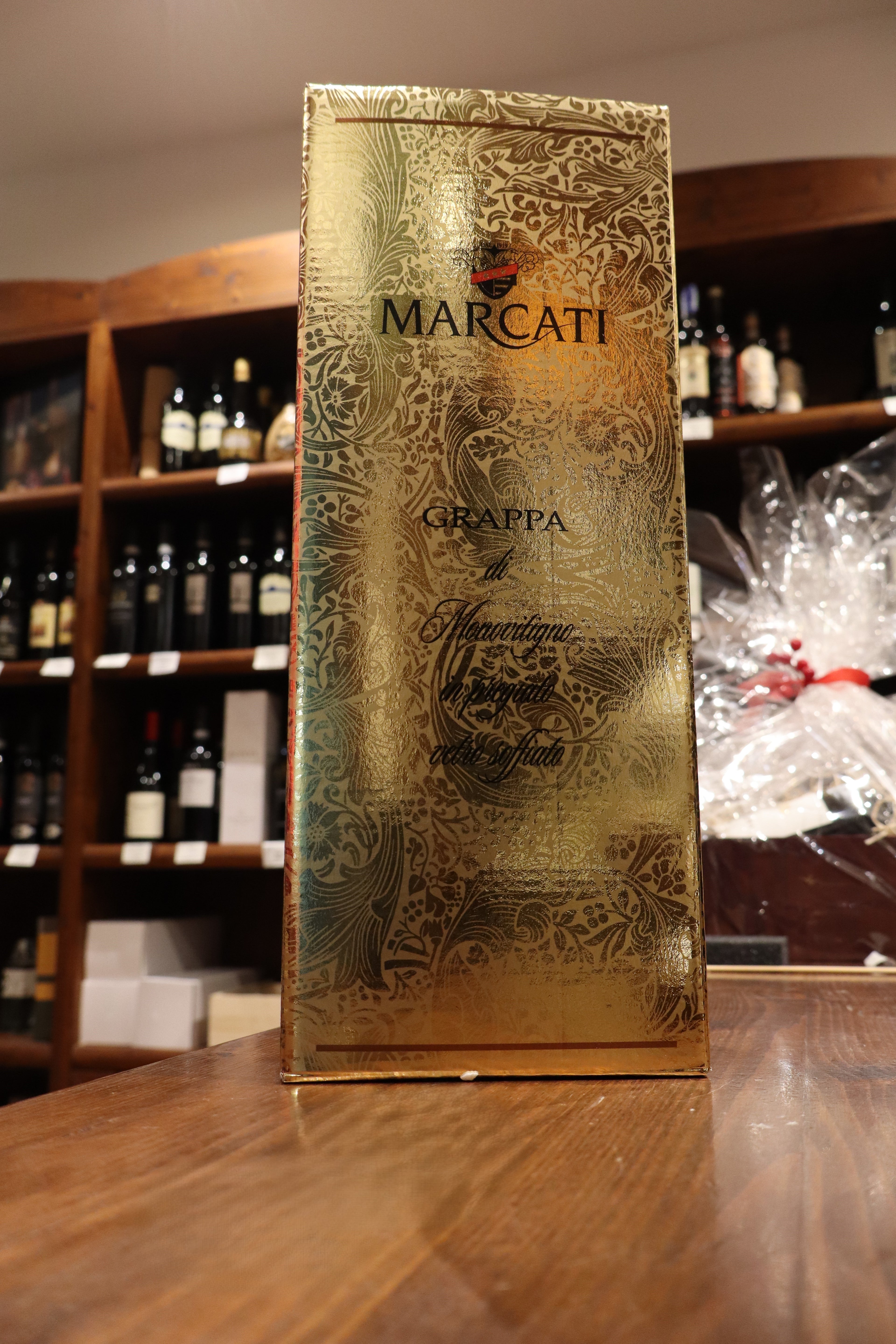 Grappa di Monovitigno in pregiato vetro soffiato Mappamondo Veliero